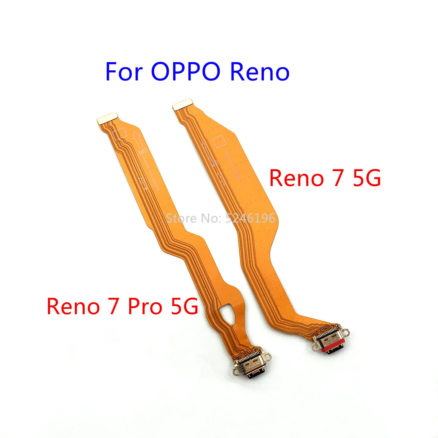 

1pcs USB Charging Port Charger Base Connector Flex Cable For OPPO Reno 7 5G OPPO Reno 7 Pro 5G Replace Part.