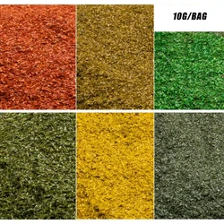 10G/BAG Miniature Tree Foliage Powder for HO N Railway Train Layout/Military Scene/Diy Model Making Trees Materials/Diorama