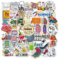 10/25/50pcs Chemistry Laboratory Stickers Graffiti Science for DIY School Students Scrapbooking Phone Laptop Skateboard Helmet