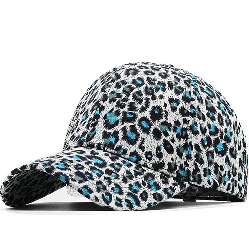 Unisex Leopard Print Zebra Print Baseball Cap Hip Hop Cap Men's Women's Animal Print Sun Hat Adjustable fishing Cap Gorras