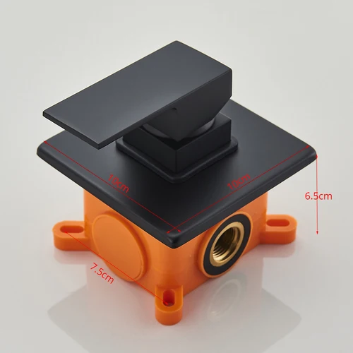 Imagen 2 del producto Uythner-grifo de ducha de latón dorado, válvula mezcladora, caja integrada oculta de 1 vía, válvula de ducha, válvula de Control de latón, montaje en pared