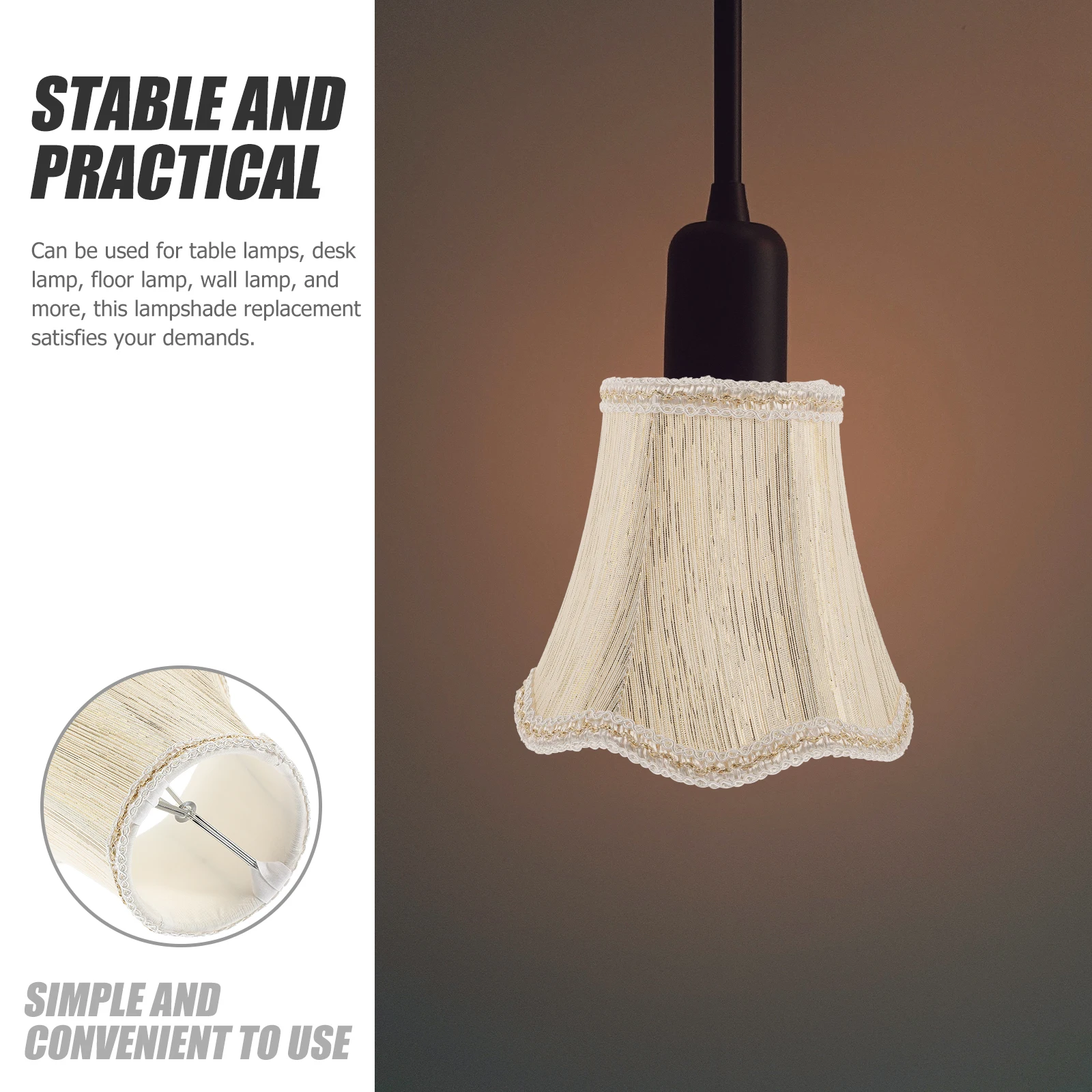 Lamp Shade Replacement Modern Minimalist Light Diffuser For Eye Protection Decorative Lampshade For Table Desk Floor Wall