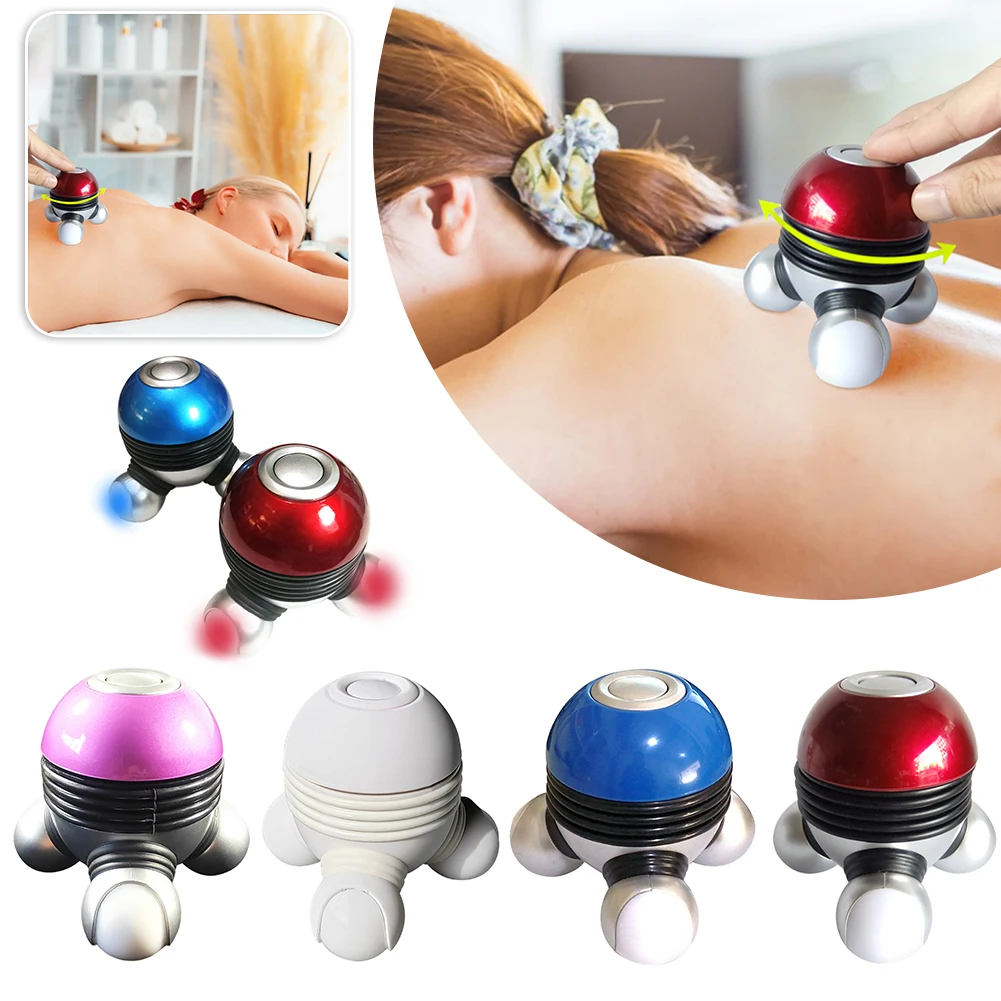 

Mini Handheld Massager Electric Full Body Massager With Led Light Muscle Relaxation Portable Body Massage Device For Body Care