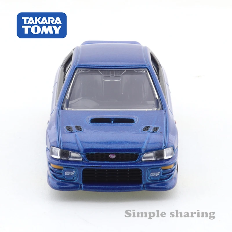 Takara Tomica Tomica Premium 30 Subaru Impreza WRX TypeR STi wersja 1/61 aluminiowy Model samochodu zabawka symulacyjna seria zabawek dla chłopców