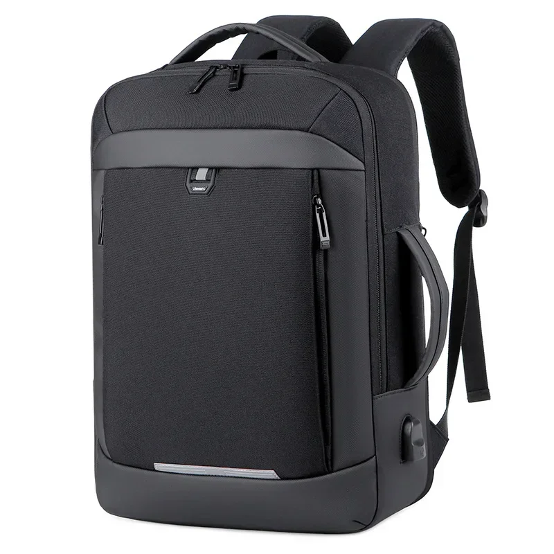 Sac à dos étanche extensible pour ordinateur portable pour homme, sac pour ordinateur portable noir, sacs à dos de travail multifonctions pour homme, chargement, 16 ", 17"