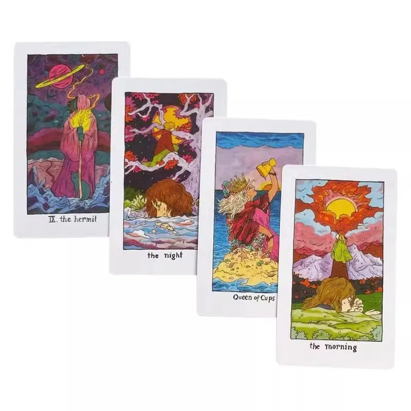 English Version The Cosmic Slumber Tarot Divination Cards Board Game