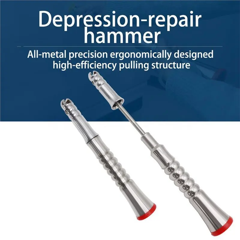 Small Telescopic 31-44CM Pull Hammer With Built-In Spring For Car Dent Repair Anti-Skating Hail Tool Set-N29R