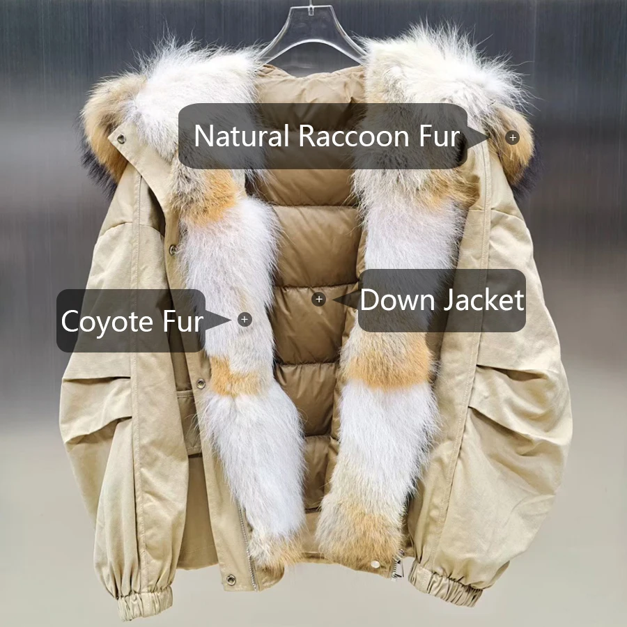 معطف فرو حقيقي مع طية صدر السترة معاطف من الفرو الأصلي مع حواف فرو دافئة معاطف شتوية فاخرة للنساء