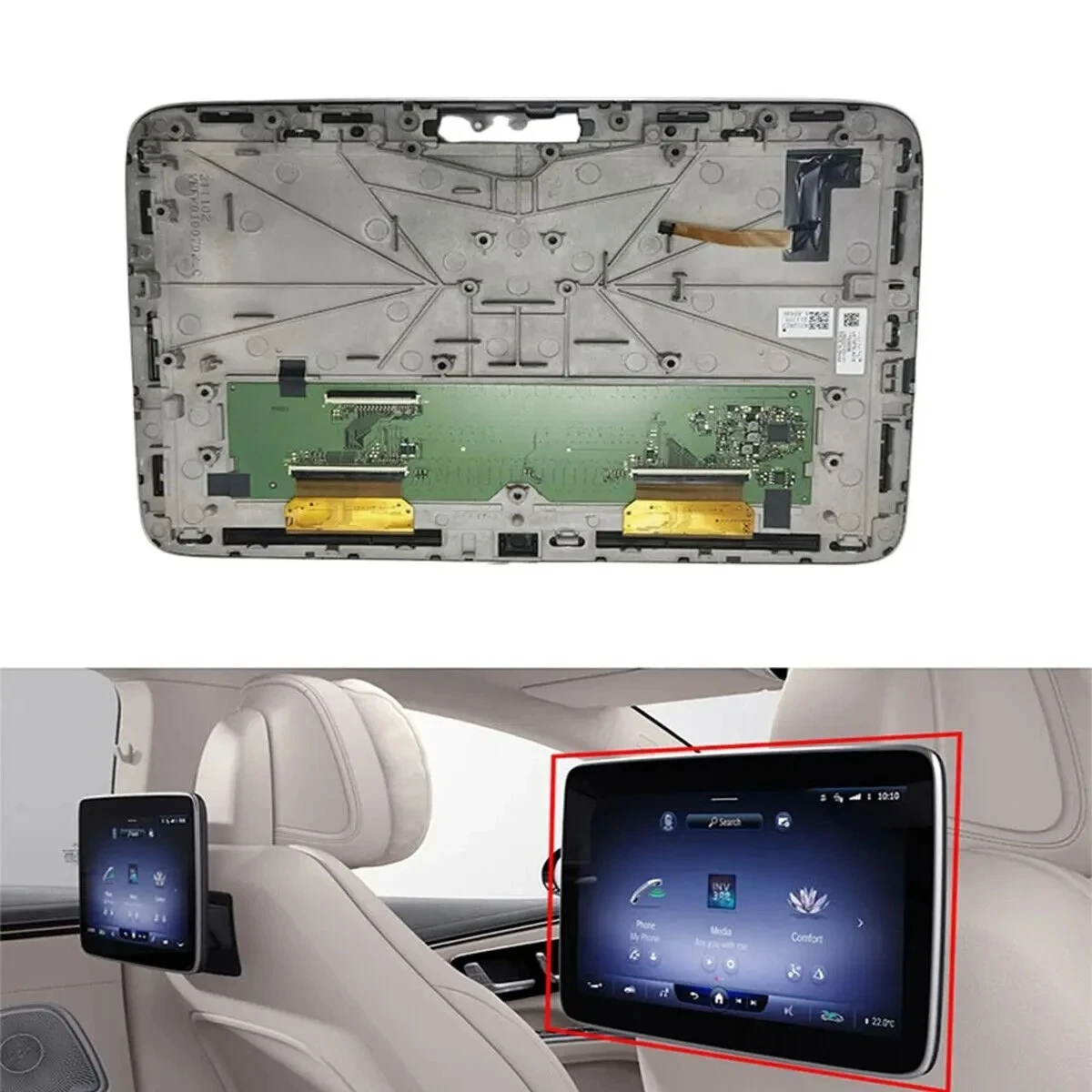 

11.6" LCD Display for Mercedes W223 S-Class Rear Seat Entertainment Monitor Genuine Replacement