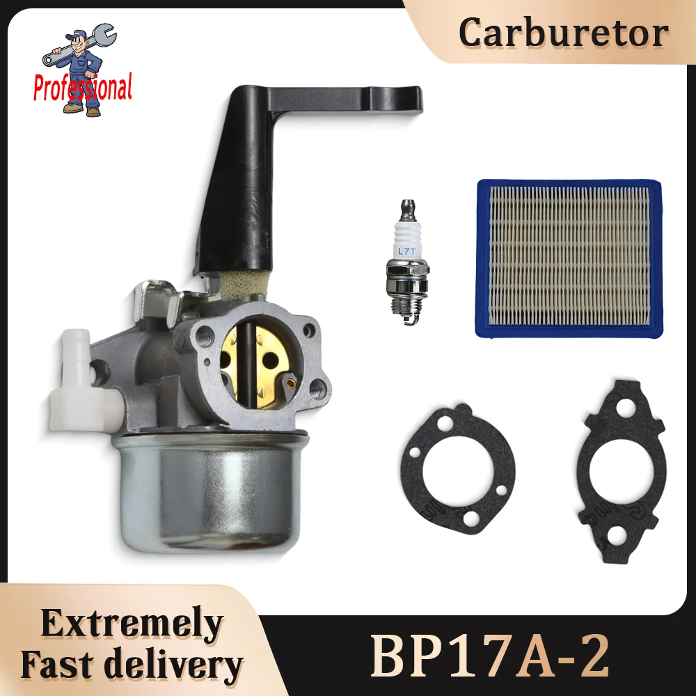 

BP17A Carburetor with Gasket Set For Briggs & Stratton 696065 697422 110402 110412 21536 BP17A-2 Carb Tiller Engine Spare Carb