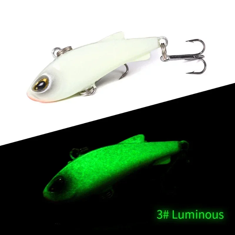 VIB Fishing Lure Mini Sinking 4cm 4g Vibration Wobblers Artificial Baits Winter Ice Fishing Bass Crankbait Fishing Tackle