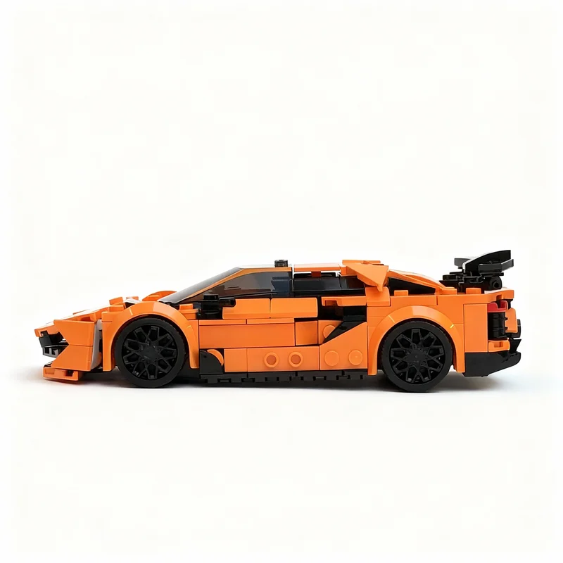 374pcs MOC City Champions Lamborghiniess Aventador SVJ Openable Scissor Doors! Model Building Blocks Christmas Gift Toy Idea