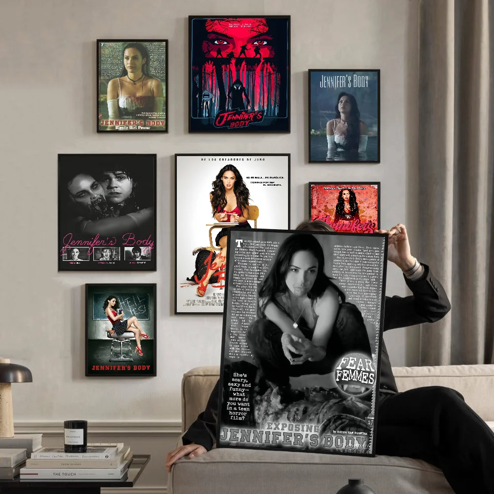 Jennifer Body Anime Posters Sticky HD Quality Wall Art Retro Posters For Home Room Wall Decor