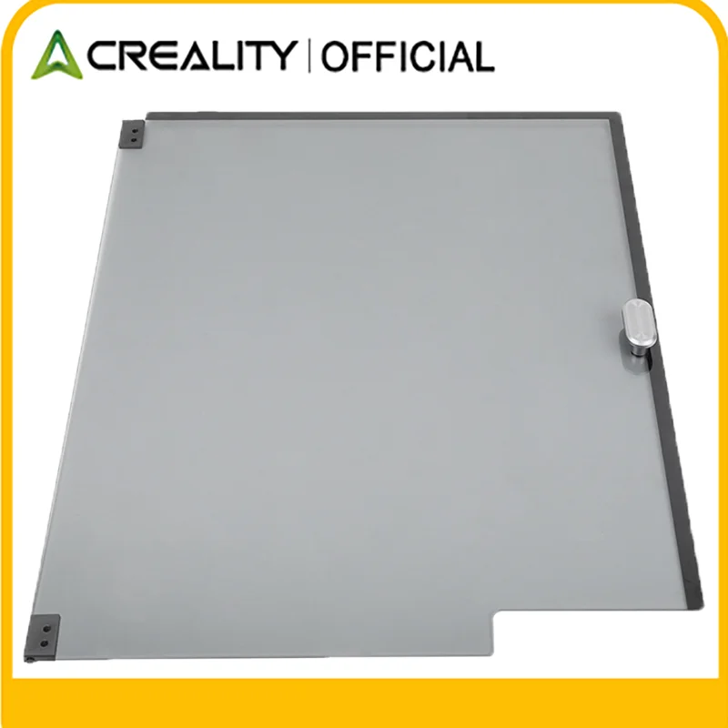 

Creality Official K1 Front Door Glass Kit 302×372×3_Glass_50% Transparent Black for K1 3D Printer Accessories