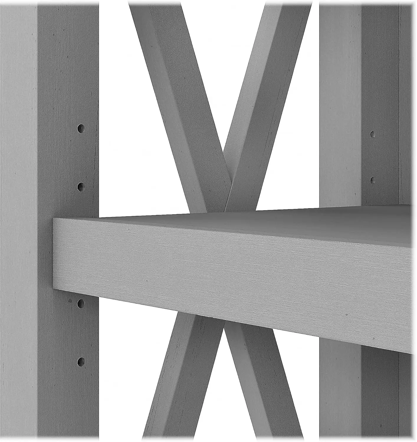 5-Shelf 66-Inch H Bookcase Set, Cape Cod Gray