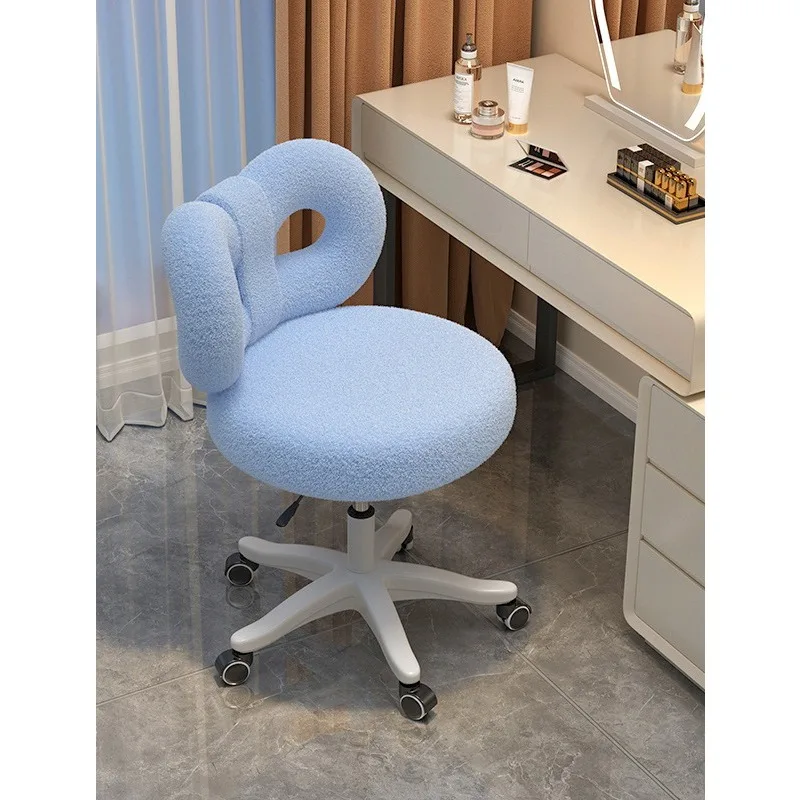 

Cream wind makeup chair girls bedroom dresser chair dresser stool Internet celebrity manicure chair makeup stool dressing stool