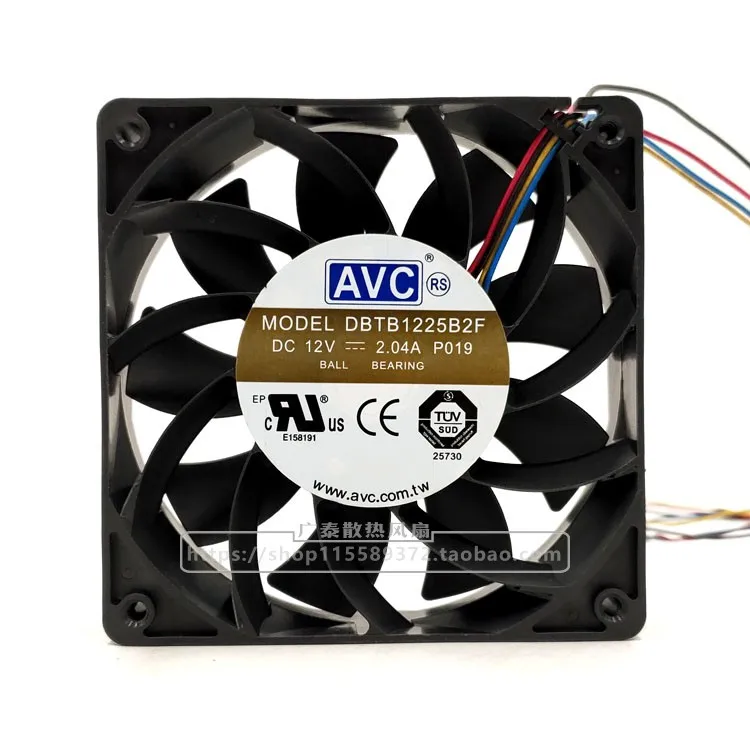 

NEW ORIGINAL DBTB1225B2F 12V 2.04A 12025 120x120x25mm COOLING FAN RADIATOR