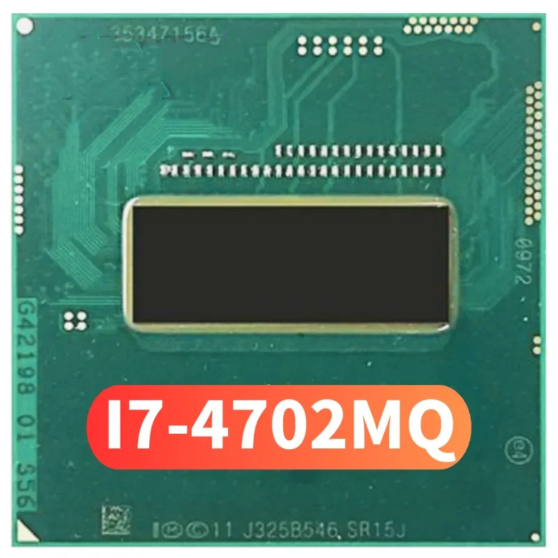 

Intel Core i7-4702MQ i7 4702MQ SR15J 2.2 GHz Quad-Core Eight-Thread CPU Processor 6M 37W Socket G3 / rPGA946B