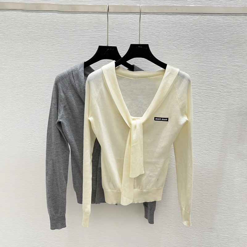 

Высококачественный женский повседневный вязаный свитер с длинными рукавами, свободный утягивающий универсальный топ, корейский модный осенний новый поступление