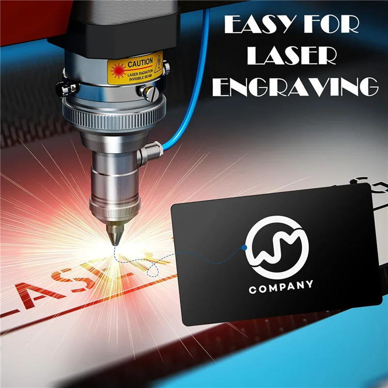 【HOT-SELLING!】360 Pcs Metal Engraving Blanks Colorful Aluminum Sheet Laser Engraving Business Card Engraving DIY Gift Cards A