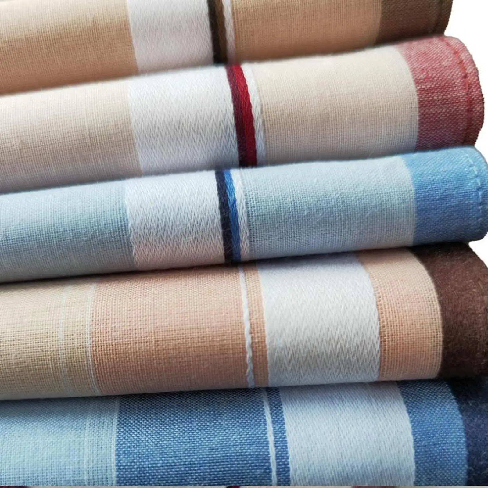6x Cloth Men's Handkerchiefs Kerchief Bandanas Assorted Color Gifts Pocket