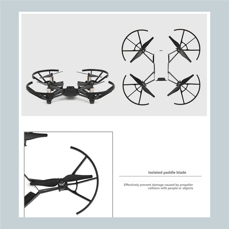 ABKI-프로펠러 가드 보호대 프로펠러 블레이드 보호 커버 TELLO 드론 프로펠러 쉘용 프로펠러 소품