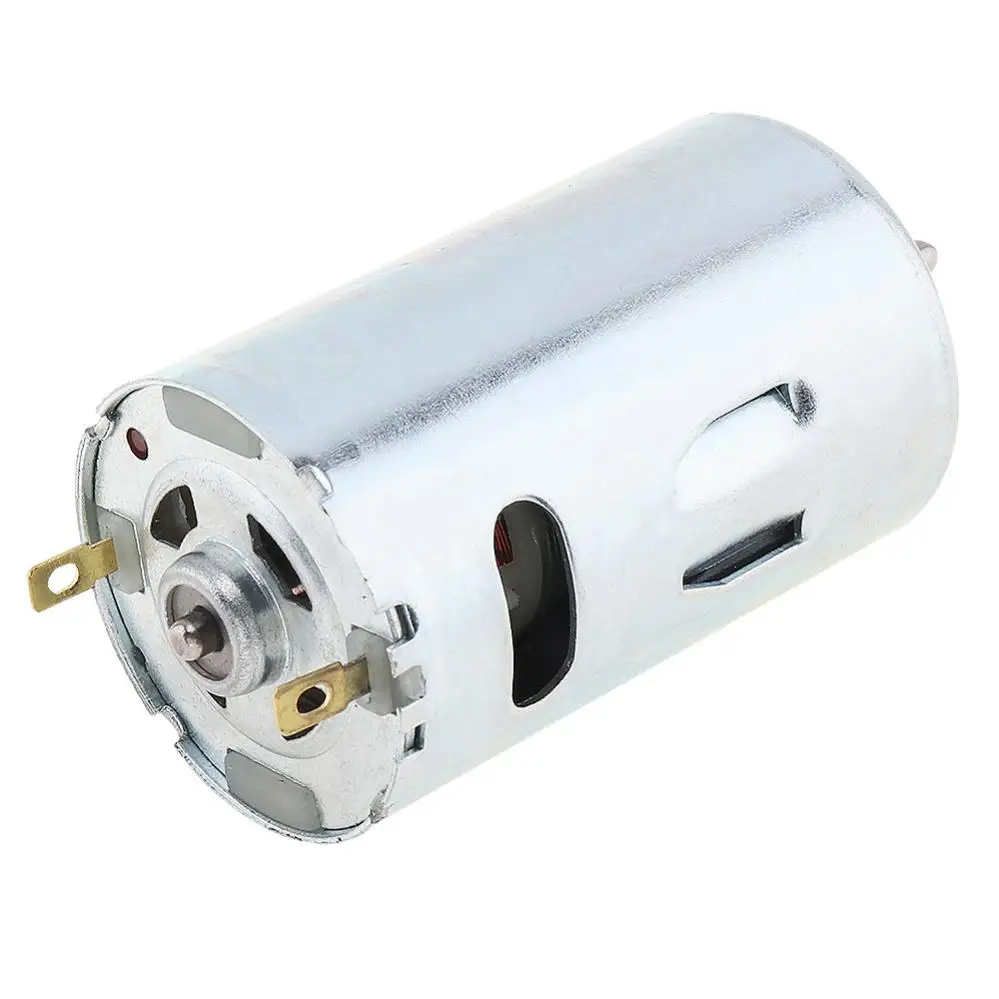 12-36V 555 DC Motor 3500-12000RPM High-speed Large Torque Ball Bearing Electric Motors for DIY Model Small Drill Micro Machine