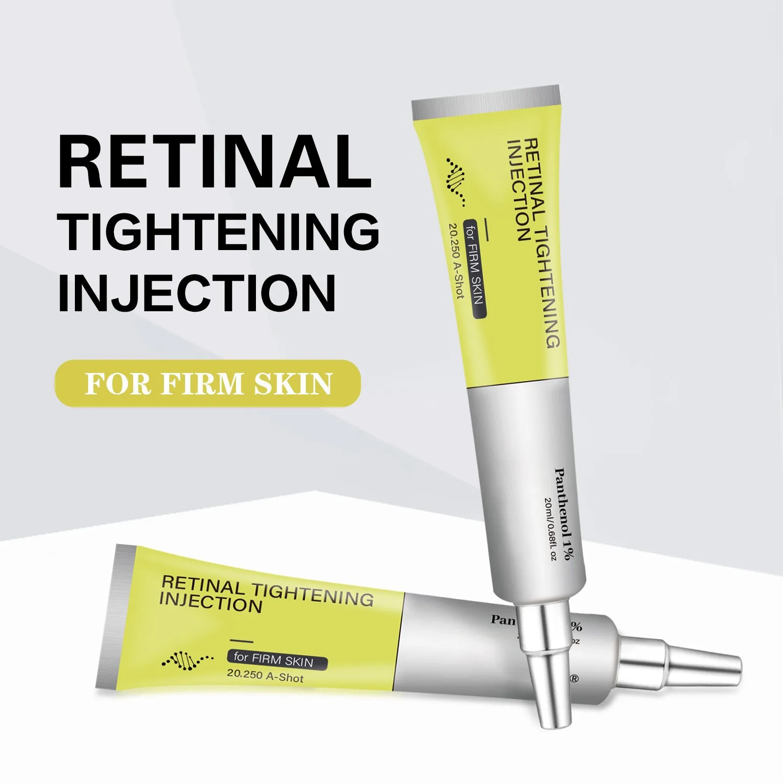Vita Un'iniezione di serraggio retinale | con Pantenolo 1%, Minimizzatore di Pori, Rughe e Linee sottili, Pelle Più Rassodante, 20ml