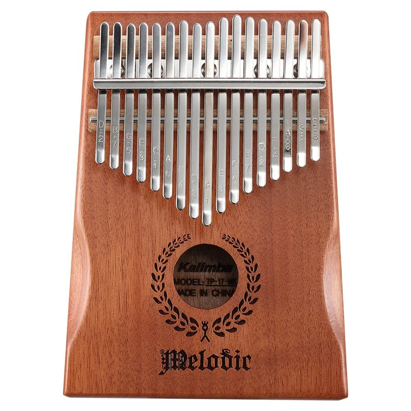 

Kalimba 17 Keys Thumb Piano, Easy To Learn Portable Musical Instrument Gifts Adult Beginners