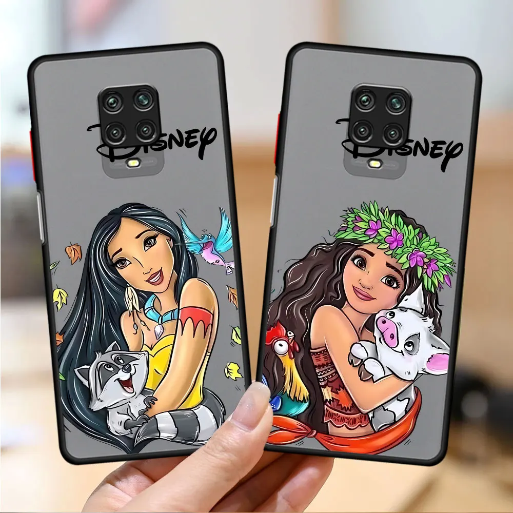 Disney Little Mermaid Princess Phone Case for Xiaomi Redmi Note 12S 11 Pro 12 13 Pro 11S 9T 10 Pro 11T 9S 10S 9 Matte Cover