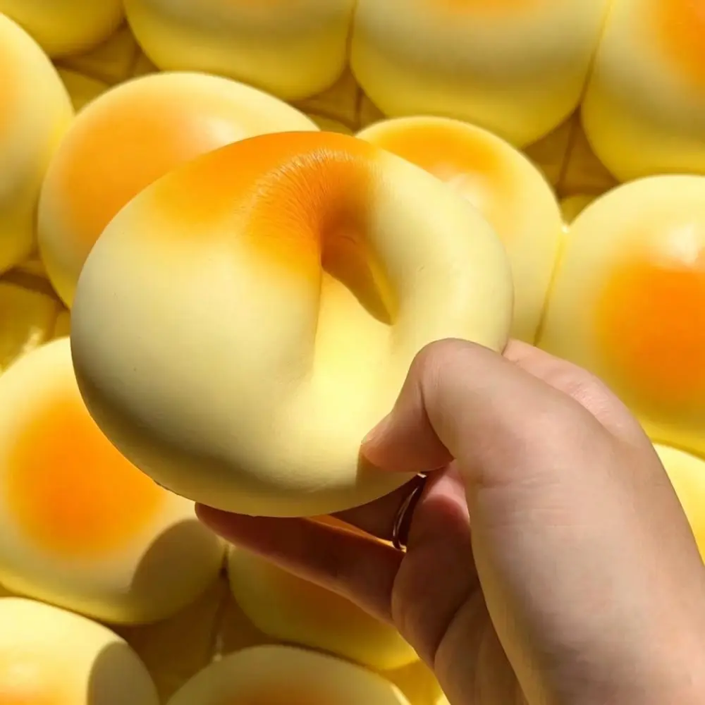 Soft Calming Milk Bread Squeeze Simulated Slow Rising Hawaiian Bread Squishy Hand Relax Sticky Slow Rebound Adults