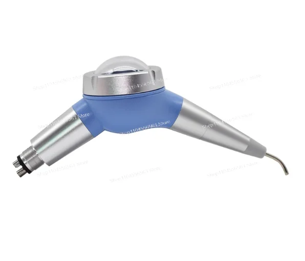 The oral sanding equipment for removing cigarette stains, tea stains and plaque is easy to clean and does not get clogged.