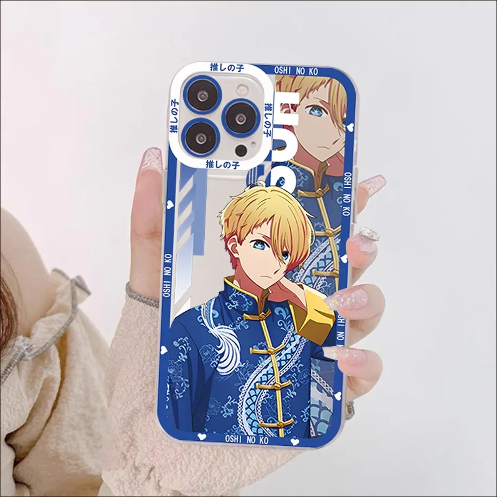 Oshi No Ko Anime Ai Hoshino Phone Case For Redmi 7 8 9 A For Redmi Note 5 7 8 9 10 11 Pro Max 4G 5G Funfas