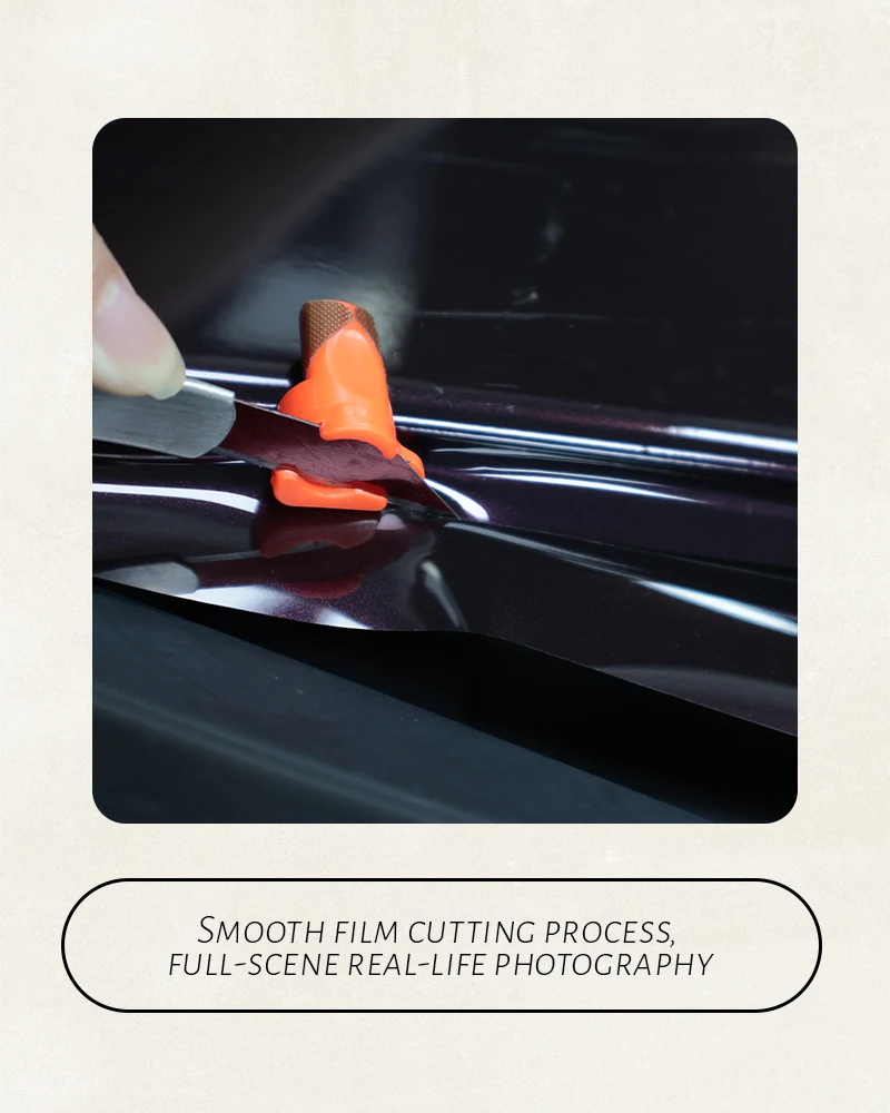 KUNAISI Präzisions-Kantenschneidewerkzeug für Autofolierung, Universalmesser, Hilfswerkzeug, Professioneller Vinylfolienschneider – Detail 6