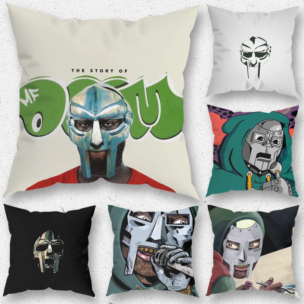 

M-MF-D-DOOM Rapper Pillow Case For Home Bedroom Room Decoration Living Room Sofa Cushion Cover Suitable