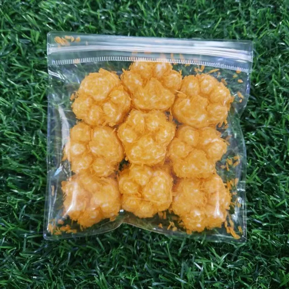 Cat Paw Fried Food SqueezeToy Fried Meatball Soft Coconut Cube Squeeze Toy Novelty Cute Simulated Food Squeeze Toy