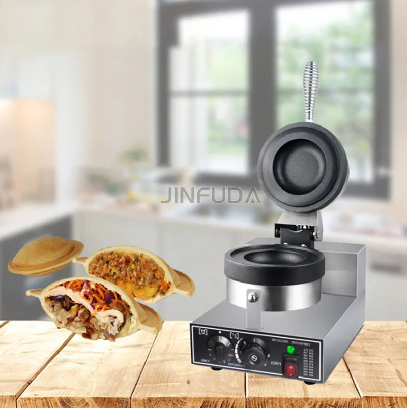 Snack Grill Hamburger Original De Digital Full Semi Automatic Guangzhou Wafle a Big Double logo ufo Burger Maker Machine