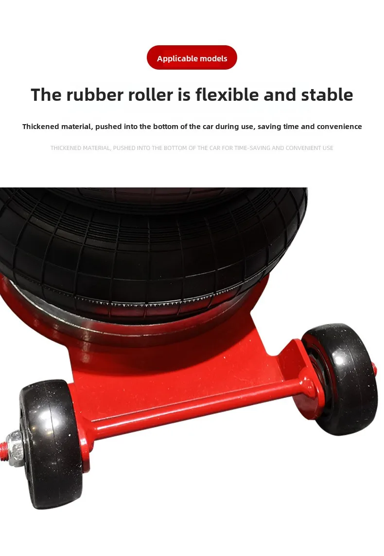 Portable Inflatable Car Pneumatic Airbag Lifting Jack Triple Bag Jacks with Air Floor Steel Material