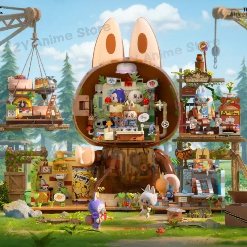 

LABUBU THE MONSTERS Forest Secret Base Series, сборные строительные блоки, строительные игрушки, модели, украшения, подарок для детей