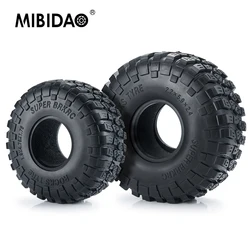 MIBIDAO 4 szt. 1,9 cala/2,2 calowy gumowy opony do kół do osiowego SCX10 II 90046 widma TRX-4 1/10 gąsienica RC części do ulepszenia samochodów