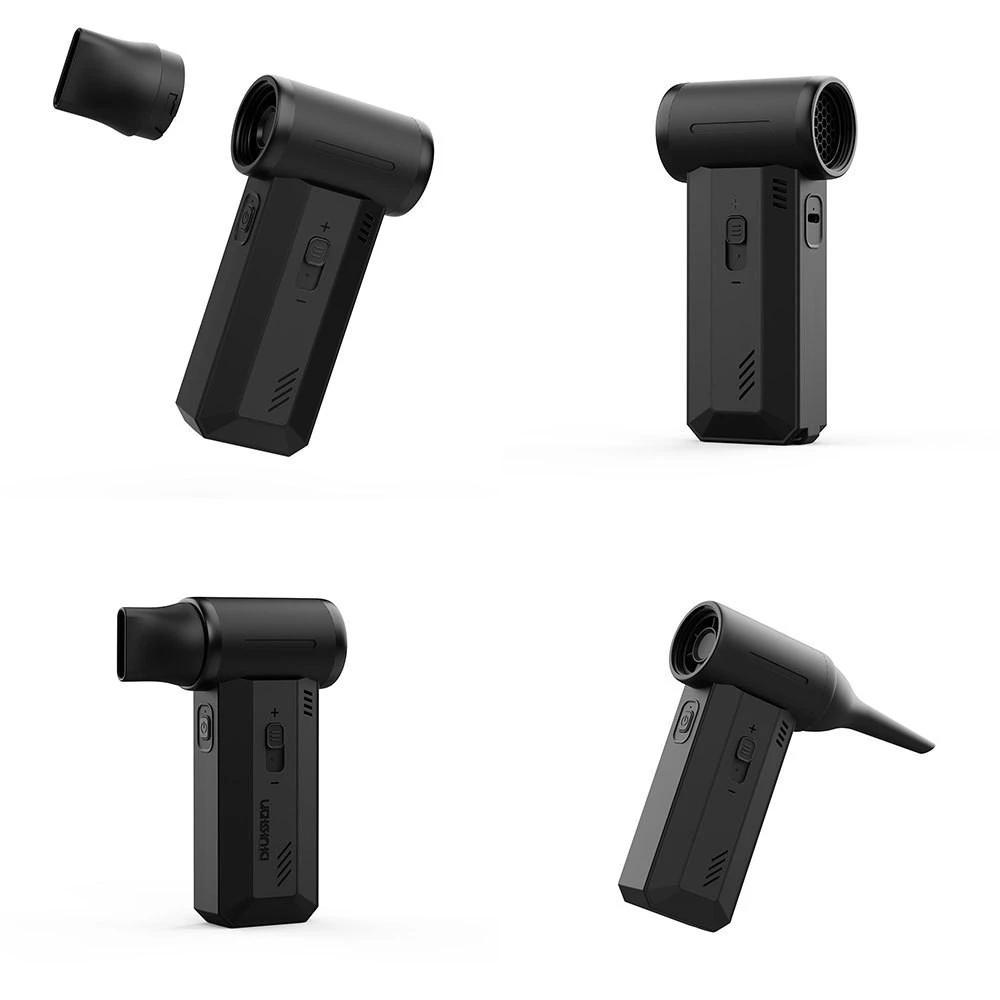 2025 Handheld Turbo Fan with High-Speed Power, Portable Rechargeable Blower, Car Vacuum & Inflator for Household Use