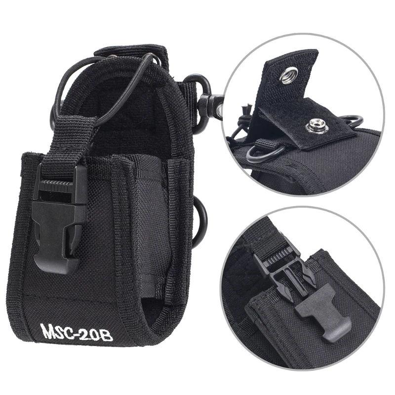 Multi-Functional for Case Holder for Baofeng UV-5R UV-82 UV9R Walkie Talkie MSC-20B Two Way Radio AOS