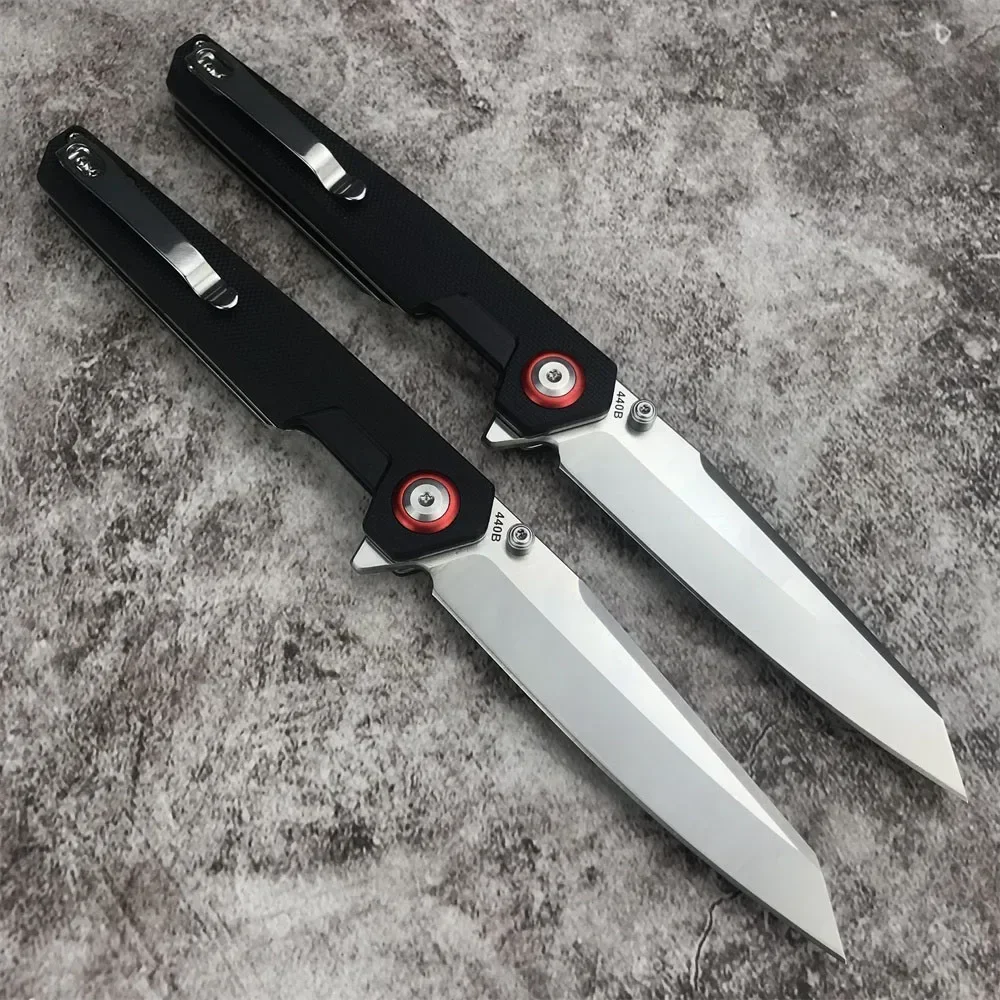 High quality Boker Outdoor Folding Knife 440B Tanto Blade G10 Handle Multi-functional Tool EDC Camping Hunting Pocket Knife