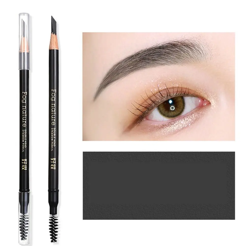 Hard Waterproof Eyebrow Pencil Sweat Resistant Non Discoloring Eyebrow Pen Long-lasting Smudge-proof Eye Brow Definer Beginners