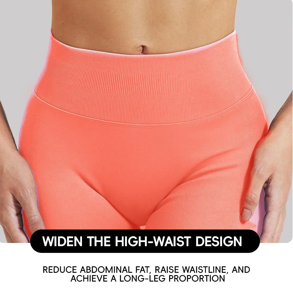 Women Sexy Hip Lifting Shapewear Leggings Tight Yoga Pants Quick Drying Fitness Running Sports Shorts