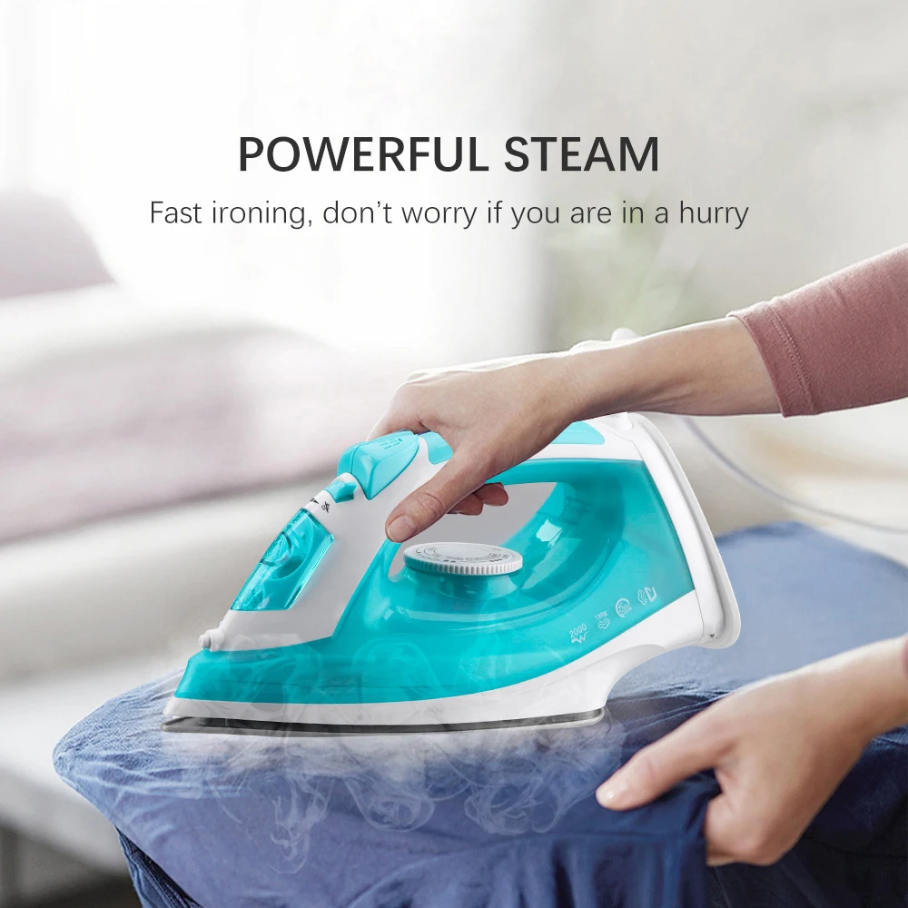 Clothes Steamer Portable Iron Handheld Home Steam Machine Ironing Cover 2200W Garment Iron For Clothes Supper Iron Travel