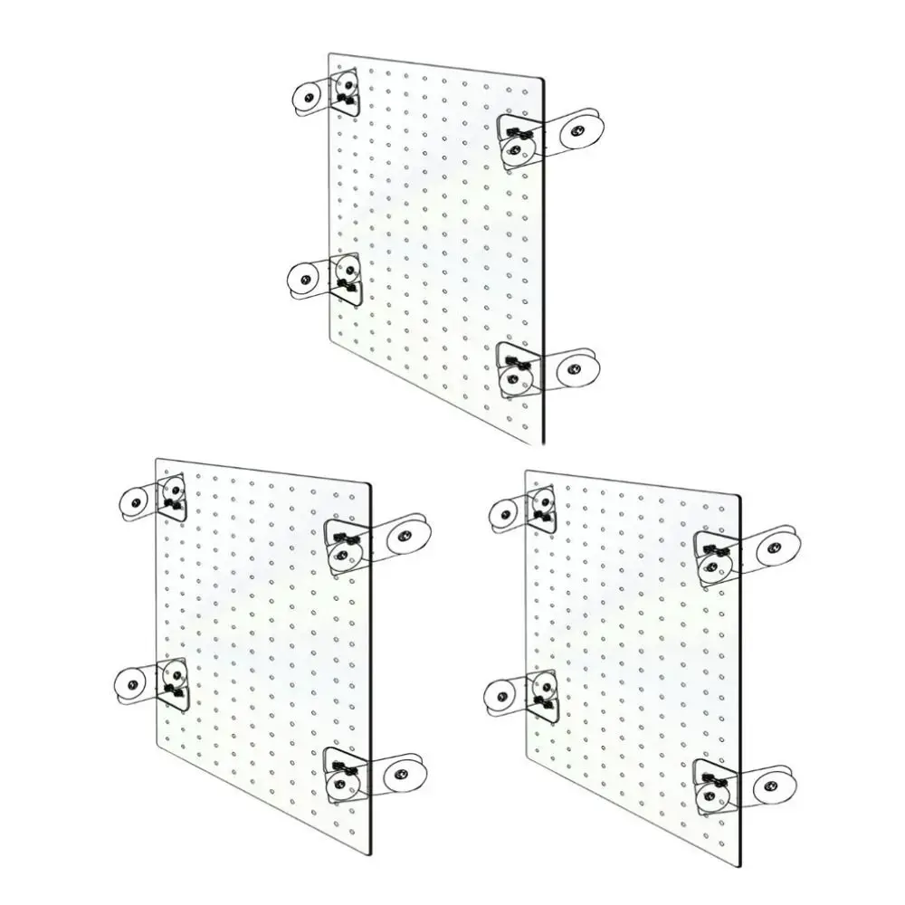 Acrylic Fish Tank Isolation Plate Transparent Cuttable Fighting Fish Hatching Isolation Plate Bendable 0.3cm Hole