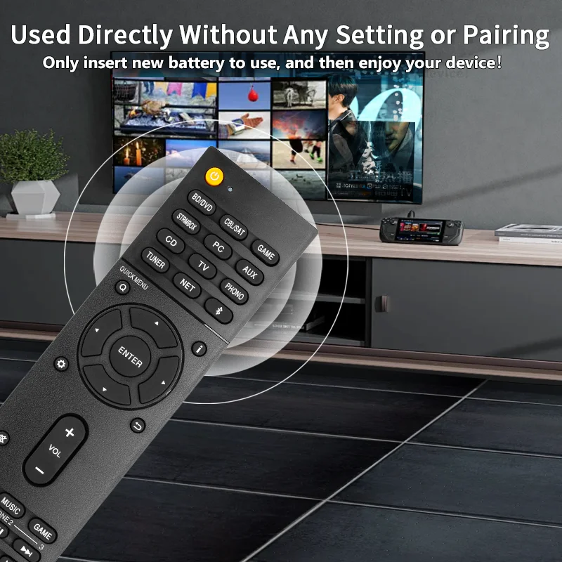 RC911R For ONKYO Remote Control Compatible With ONKYO AV Receiver HT-S7800 TX-NR555 TX-NR575 TX-NR585 TX-NR656 TX-NR686 TX-NR676