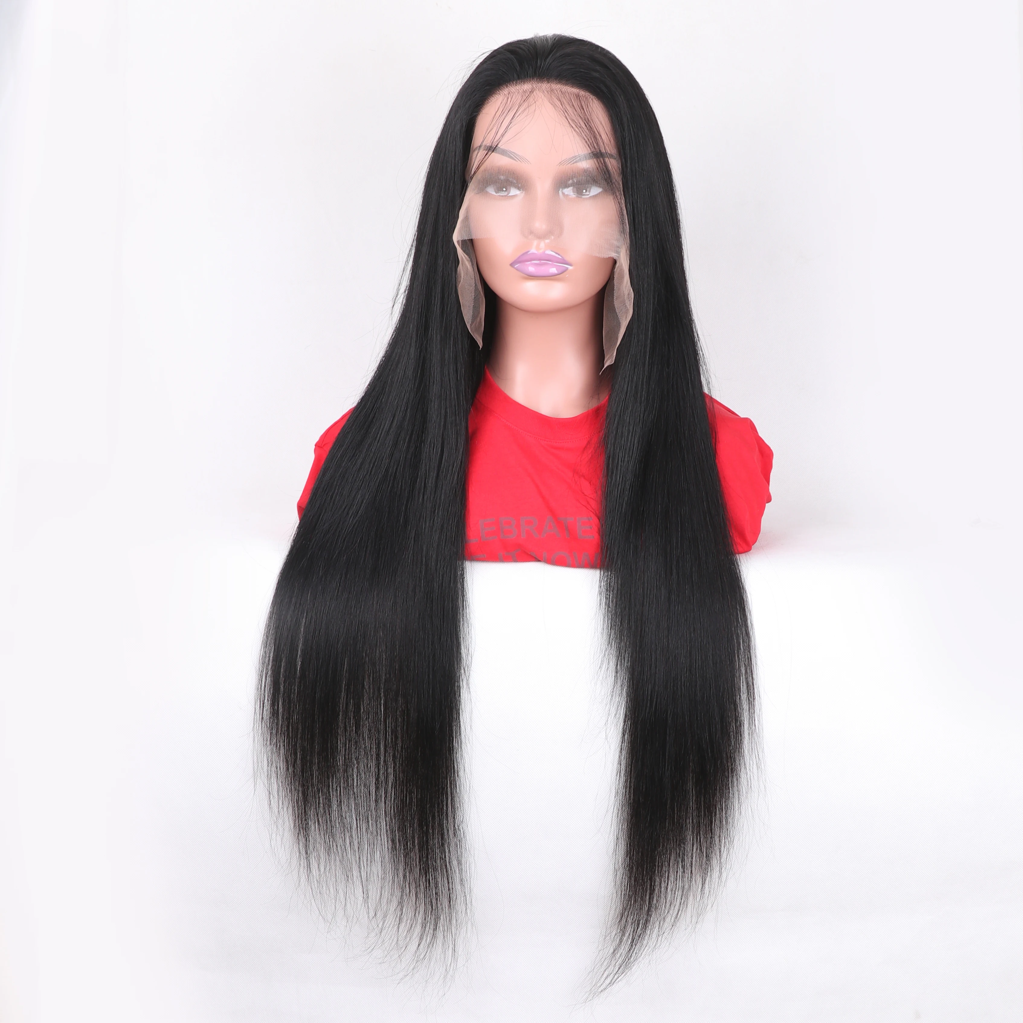 Vietnamese Bone Straight Human Hair Wigs 13X4 Transparent Lace Frontal Wig for Women Pre Plucked 13x6 Lace Front Human Hair Wigs