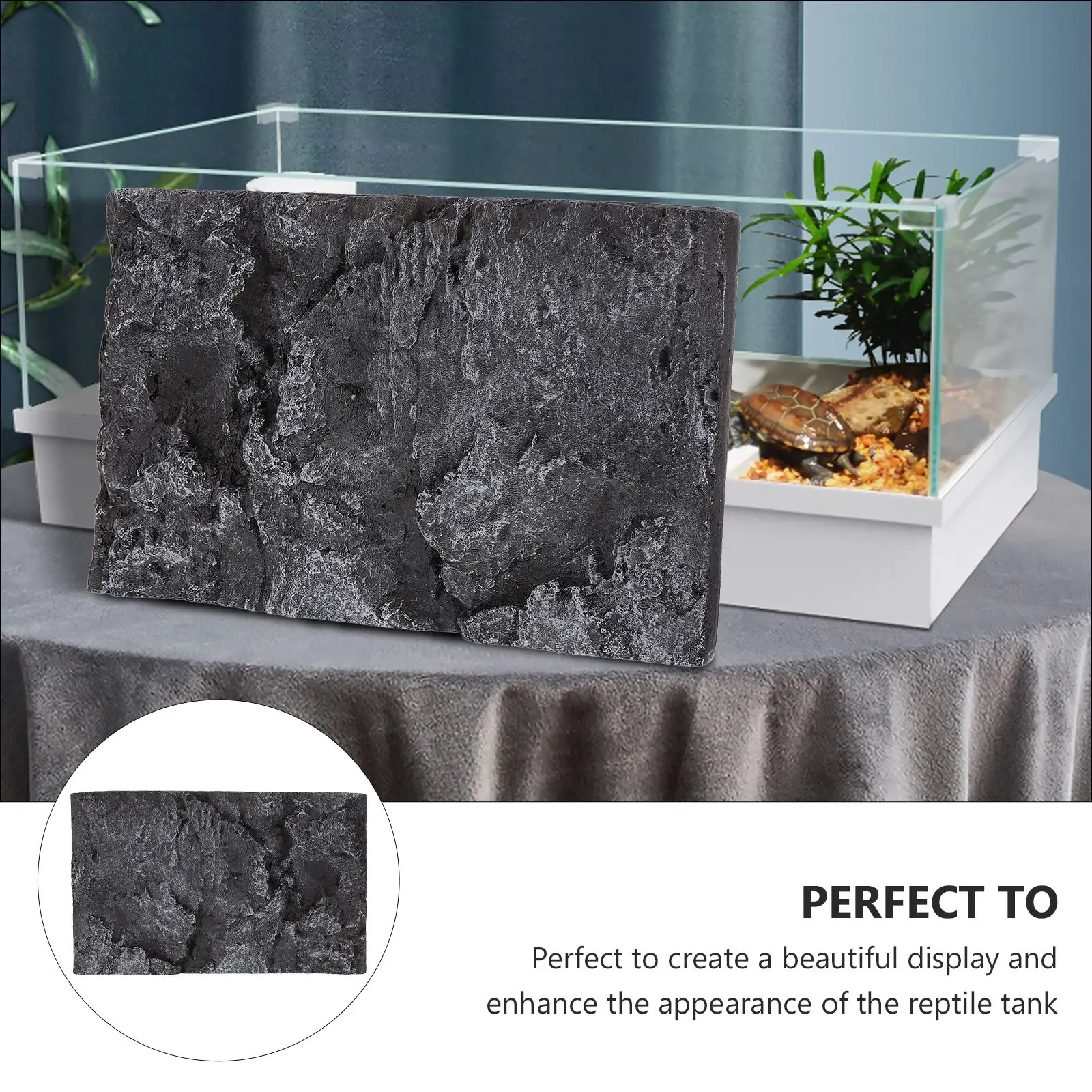 Reptile Tank 3D Background Rock Board Aquarium Terrarium Fish Tank Backdrop Fish Water Tank Decoration